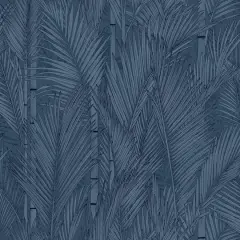 RoomMates Swaying Fronds Peel & Stick Wallpaper Navy