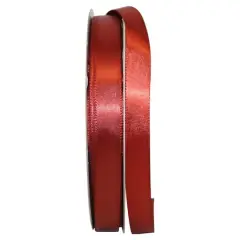 JAM Paper 5/8" x 100yd. Satin Single Face Ribbon Copper