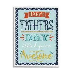 Stupell Industries You're Awesome Father's Day Phrase Framed Giclee Art White