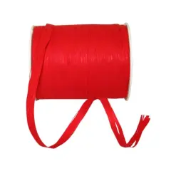 Reliant 3/8" x 100yd. Raffia Venice Ribbon Red