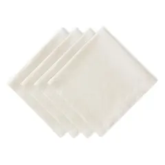 DII&reg; Oversized Linen Dinner Napkins, 4ct. Cream