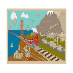 Lullubee On the Go Giant Coloring Mural