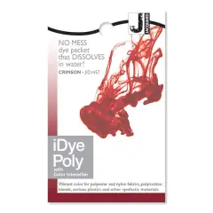 Jacquard Synthetic Fabric iDye, 14g Crimson