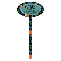 15" Aluminum Home Where Family Marker Garden Stake