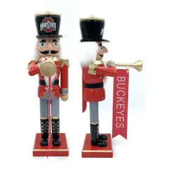 14" College Bugler Nutcracker Ohio State