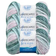 3 Pack Lion Brand&reg; Landscapes&reg; Breeze Yarn Seashell
