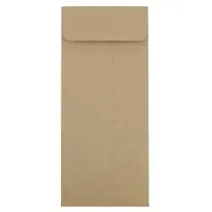 JAM Paper #11 Brown Kraft Paper Bag Policy Business Premium Envelopes, 25ct.