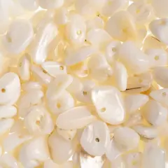 John Bead Natural Stone Chip Beads, 100g Natural White