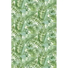 Katie Hunt Green Tropical Palm Leaf Wall Mural