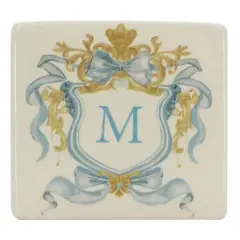 4.5" x 4" Ceramic Monogram D&eacute;cor by Ashland&reg;