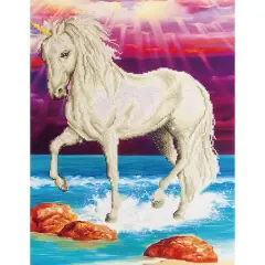 Diamond Dotz&reg; Advanced Magical Unicorn Diamond Painting Kit