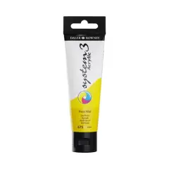 Daler-Rowney&reg; Original System 3 Acrylic Paint, 59mL 675 Process Yellow