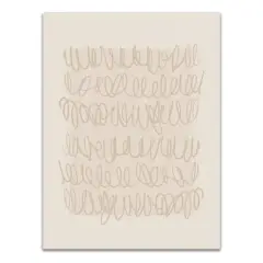 Subtle Scribble 18" x 24" Canvas Wall Art