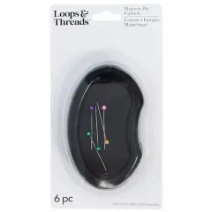 Black Magnetic Pin Cushion By Loops & Threads&trade;
