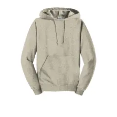 JERZEES&reg; NuBlend Pullover Hooded Heathered Sweatshirt Oatmeal Heather