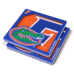 College Team 3D Logo Series Coasters, 2ct. Florida Gators