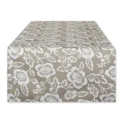 StoneFloral Print Outdoor Table Runner, 14" x 72"