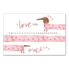 Love You This Much Canvas Wall Art