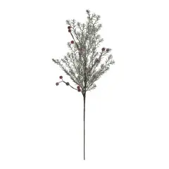 Hello Honey&reg; 27.5" Frosted Faux Evergreen & Berry Pick
