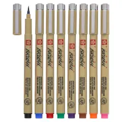 Pigma&reg; Brush&trade; Pen 8 Color Set