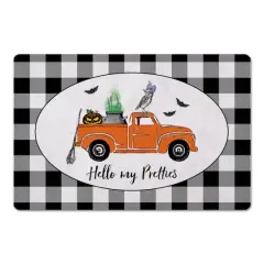 Hello My Pretties Halloween Truck Floor Mat