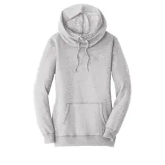 District&reg; Women's Lightweight Fleece Hoodie Heathered Grey