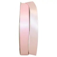 JAM Paper 7/8" x 100yd. Satin Single Face Ribbon Light Pink