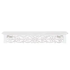 Habitat D&eacute;cor Hyla 24" White Decorative Shelf