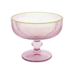 7oz. Harvest Pomegranate Scented Vintage Glass Candle Purple