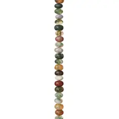 Multicolored Jasper Rondelle Beads, 6mm by Bead Landing&trade;