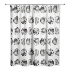 Moon Phases Pattern 71" x 74" Shower Curtain