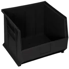 Quantum Storage Systems&reg; Black 14.75" x 16.5" x 7" ULTRA Stack & Hang Bins, 6ct.