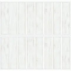 RoomMates White & Light Blue Shiplap Wood Plank Peel & Stick Giant Wall Decals
