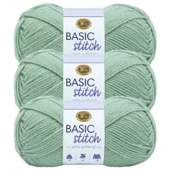 3 Pack Lion Brand&reg; Basic Stitch Anti Pilling&trade; Yarn Sage