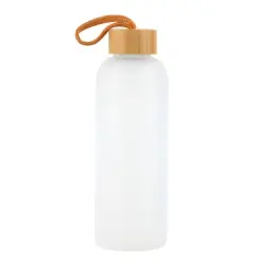 24oz. Frosted Glass Sublimation Bottle by Make Market&reg; White