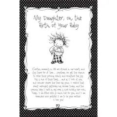 Children of the Inner Light&reg; by Marci Art My Daughter on the Birth of Your Baby Plaque