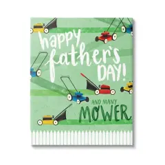 Stupell Industries Happy Father's Day Lawn Mowers Canvas Wall Art