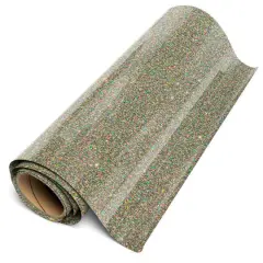 Siser&reg; Glitter Heat Transfer Vinyl, 120" Gold Confetti