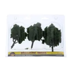 Woodland Scenics&reg; 5'' Medium Green Ready Made Realistic Trees