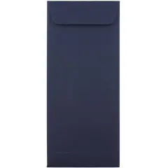 JAM Paper 4" x 9.5" Navy Blue Policy Business Premium Envelopes