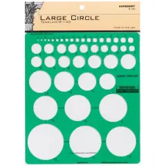 Pickett&reg; RapiDesign&reg; Large Circles Inking Template