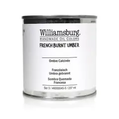 Williamsburg&reg; Artist Oil Colors Jar, 8oz. French Burnt Umber