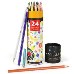 Arteza&reg; Kids 24 Scented Colored Triangular Pencils Set