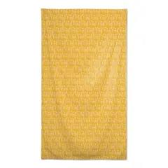 Golden Wheat Flower Tablecloth