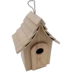 Santa's Workshop 9" Cottage Bird House