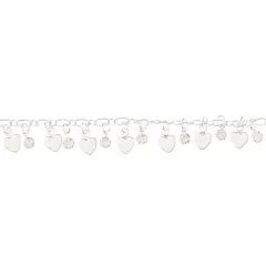 Silver Small Heart Metal Chain by Bead Landing&trade;