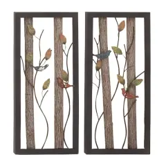 Tin Farmhouse Birds Wall D&eacute;cor Set