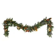 9ft. Pre-Lit Adorned Garland