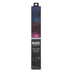 12" x 12" Pink & Blue Galaxy Sublimation Sheets by Make Market&reg;