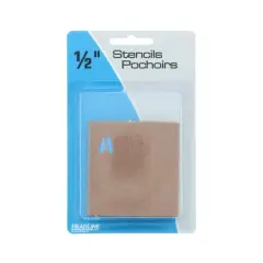 Headline/Geotype 1/2" Capital Letters & Numbers Lettering Stencils